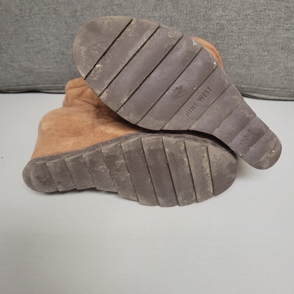 Nine West heeled boots 8.5 brown - Picture 2 of 3